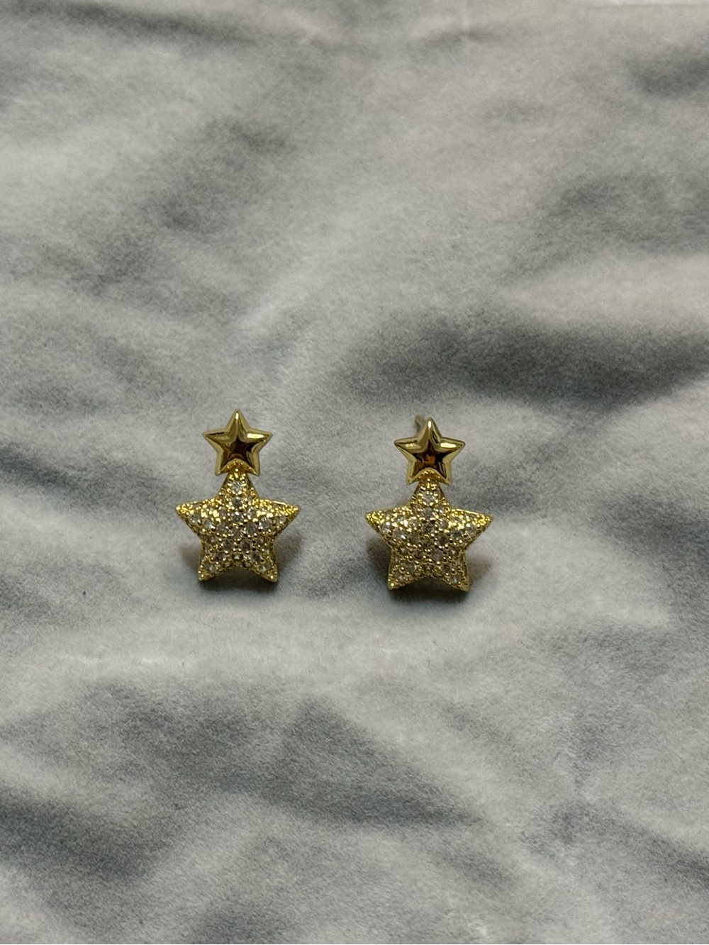 Gold Star Drop Earrings - Women Jewelry